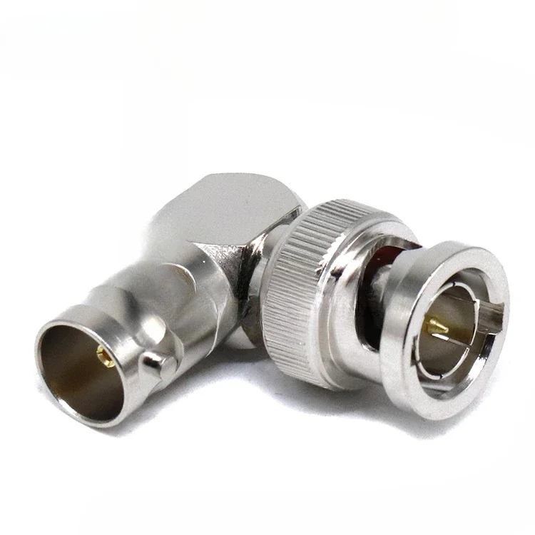 

10pcs BNC-75JKW BNC Male 90 Degree Adapter 75Ohm Q9-JKW Right-angle Elbow RF Connector