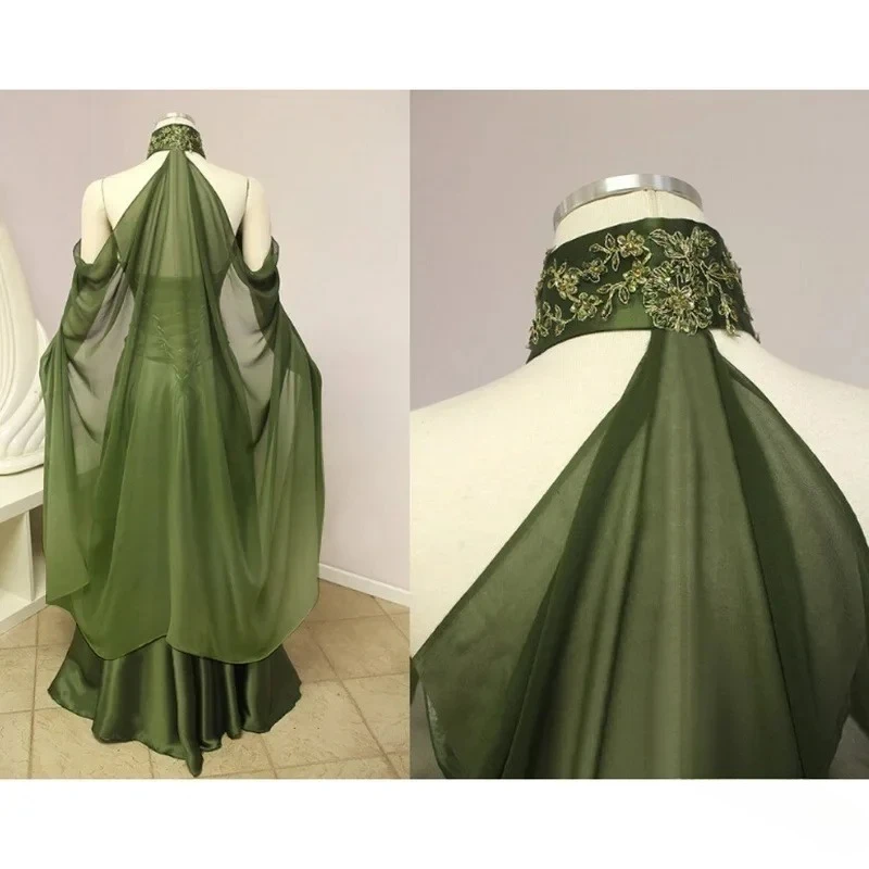 

Wicca Robe Cape Shawl Halloween Party Witch Wizard Cosplay Costumes Women Cool Unisex Mantle Hooded Cloak Coat