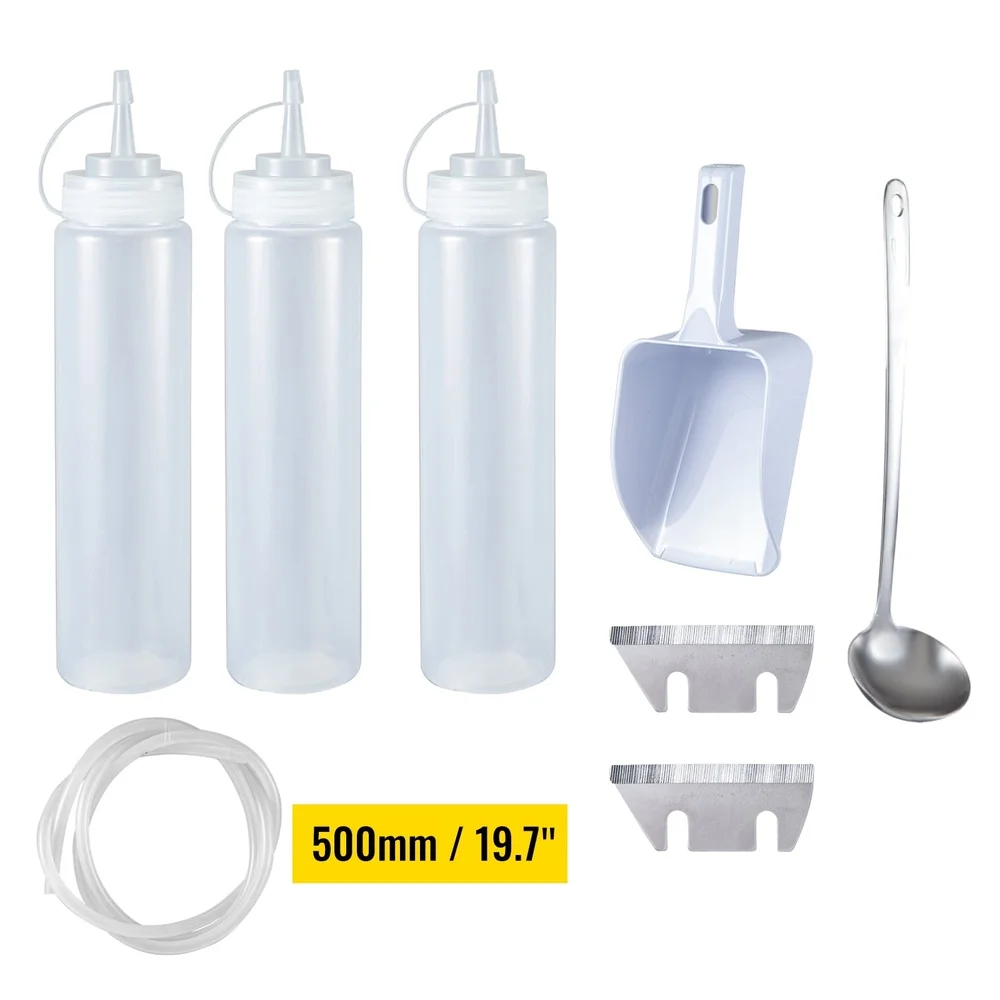 Macchina per cono di neve elettrica commerciale per rasoio per ghiaccio 396,8 libbre/h con pale doppie Ristoranti Caffè Bar