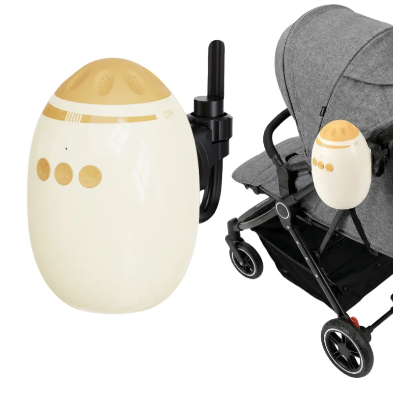 

Перезаряжаемая качалка для детской коляски с белым шумом для укачивания малыша без помощи рук