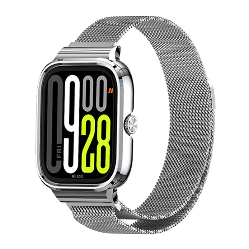สายคล้องโลหะสําหรับ Redmi Watch 5 ห่วงแม่เหล็กสร้อยข้อมือสําหรับ redmi watch 4 สําหรับ redmi watch 5 ป้องกันฝาครอบ