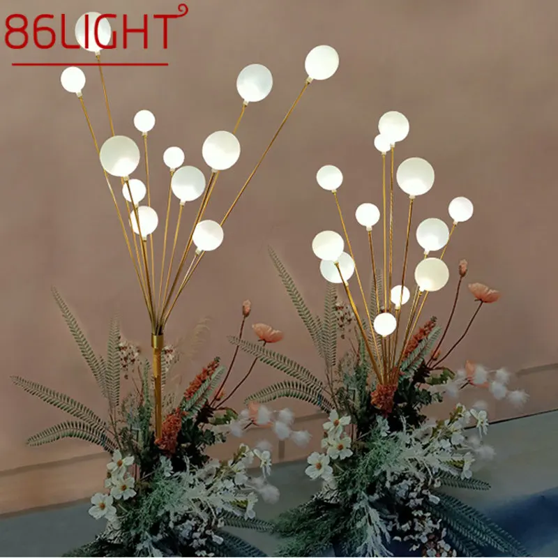 

86LIGHT LED Road Lead Wedding Lights Decoration Golden Fruit Tree Shape for Hall Party Stage Landscape Lamp