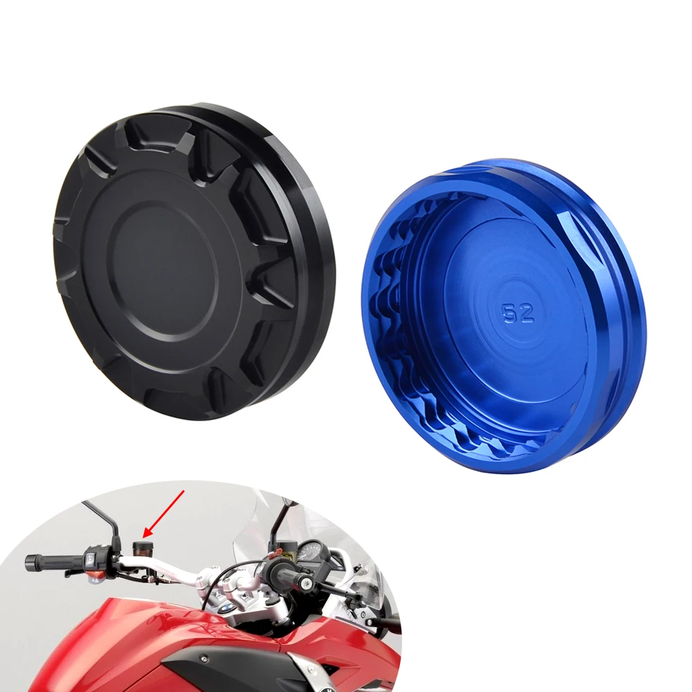 1x Front Clutch Fluid Reservoir Cap Cover for BMW R1200GS 2003-2013 R1200GS Adventure 05-14 R1200 R S ST HP2 SPORT K1300 R S GT