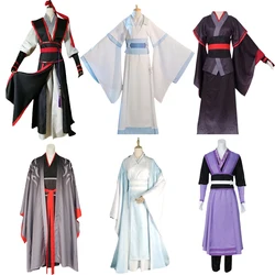 Anime Grandmaster Demonic Cultivation Cosplay Mo Dao Zu Shi Wei Wuxian Cosplay Jiang Cheng Lan Wangji Mo XuanYu Costume Hanfu