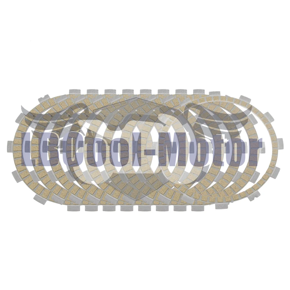 Clutch Friction Steel Plates Discs Set For YAMAHA XV1600 1999-2007 XV1700 2004-2012 MT-01 2005-2009 2006 2007 - view 2