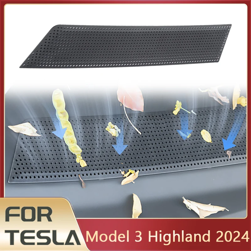 Per Tesla Model 3 Highland copertura di sfiato del flusso d\'aria Trim copertura di aspirazione di prevenzione Anti-blocco per accessori modello 3