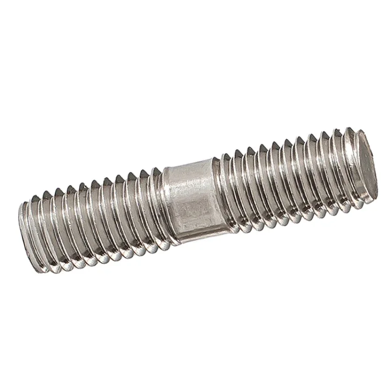 304 Stainless Steel M3 M4 M5 M6 M8 M10 M12 M16 Double End Thread Rod Double End Bolts Stud Bolt Tooth Stick Dual Head Thread Bar