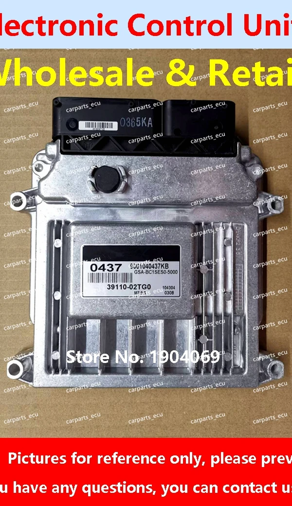 

39130-26BC0 BC0 ECU 39100-26BX2 For Hyundai Elantra KIA Car Engine Computer Board/M7.9.8 39110-02TG0 0437/39130-26BE0 BE0