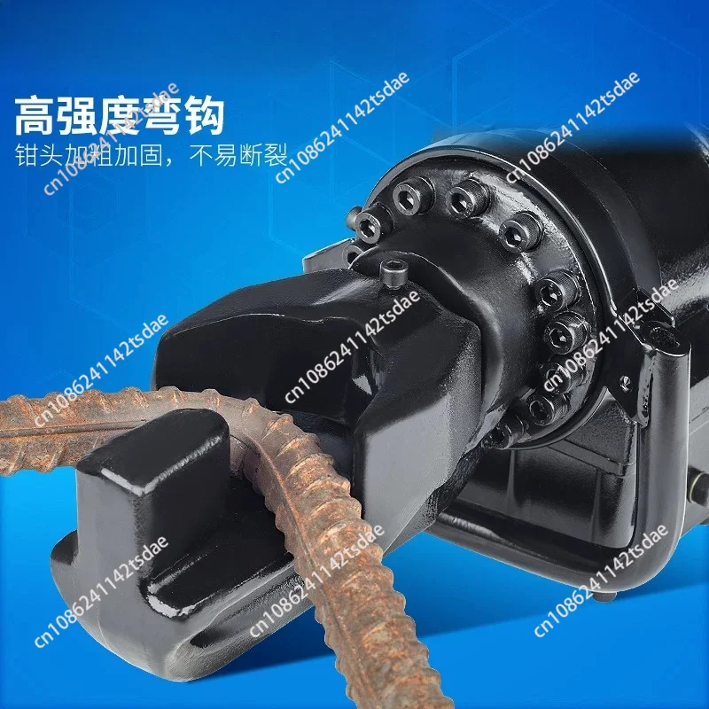 New Upgrade Hydraulic Rebar Bending Machine Electric Portable Bending Machine Rebar Bending RB-16 Straightening Machine Hoop Ben