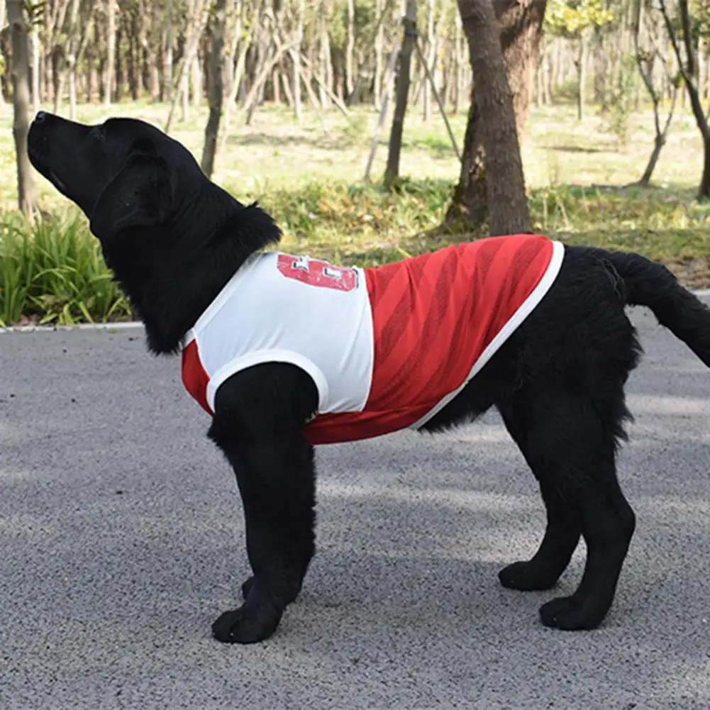 Dog Clothes Sweat-absorbent Dog Vest Summer Pet Vest Quick Dry Tank Top Pet Sport Vest Dog Sleeveless Clothes Pet T-shirt