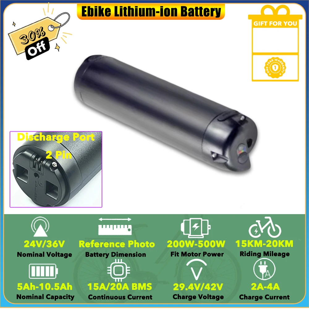 External 36V 5Ah 6A…