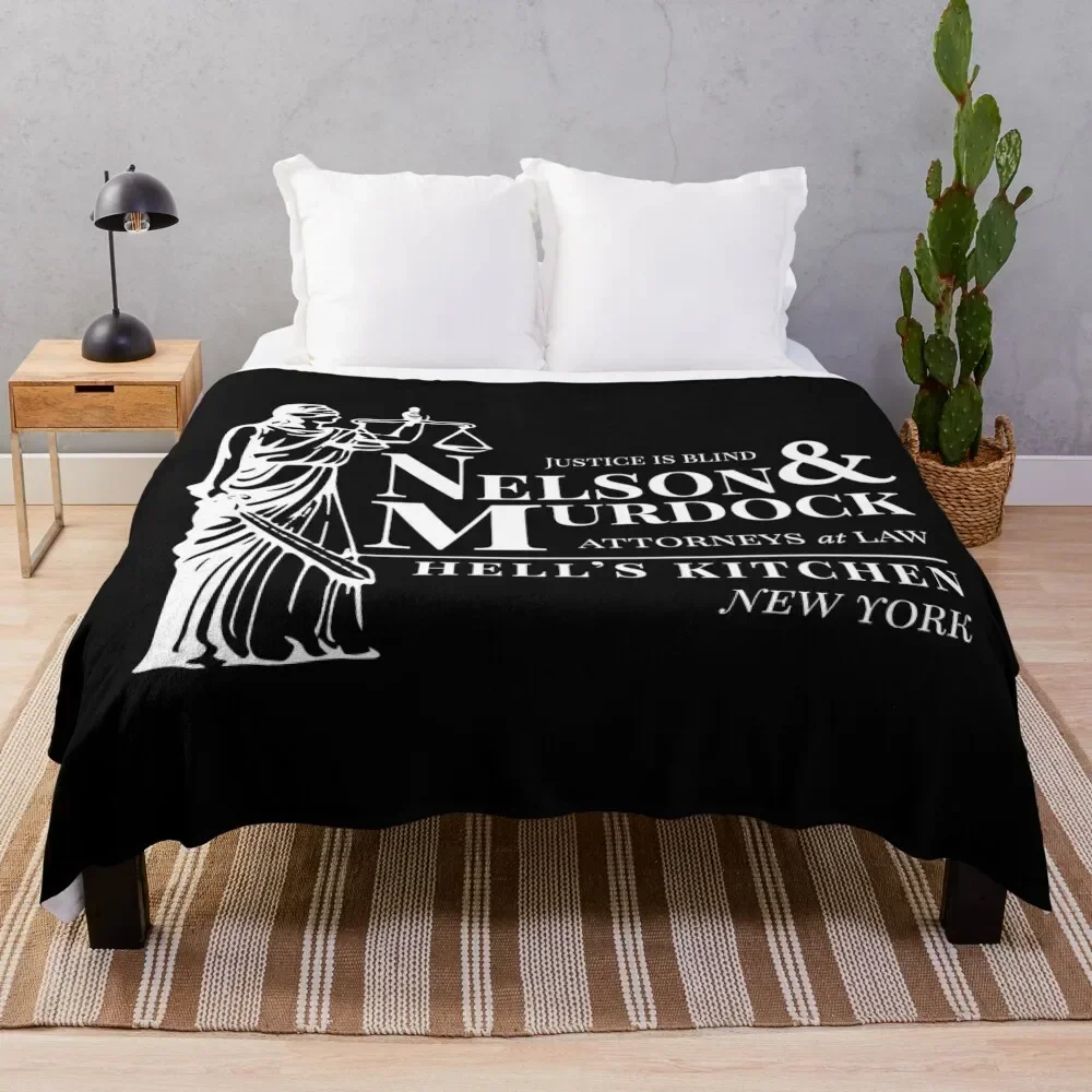 Nelson and Murdock Law Throw Blanket Soft Big Sofa Furrys Winter beds Blankets