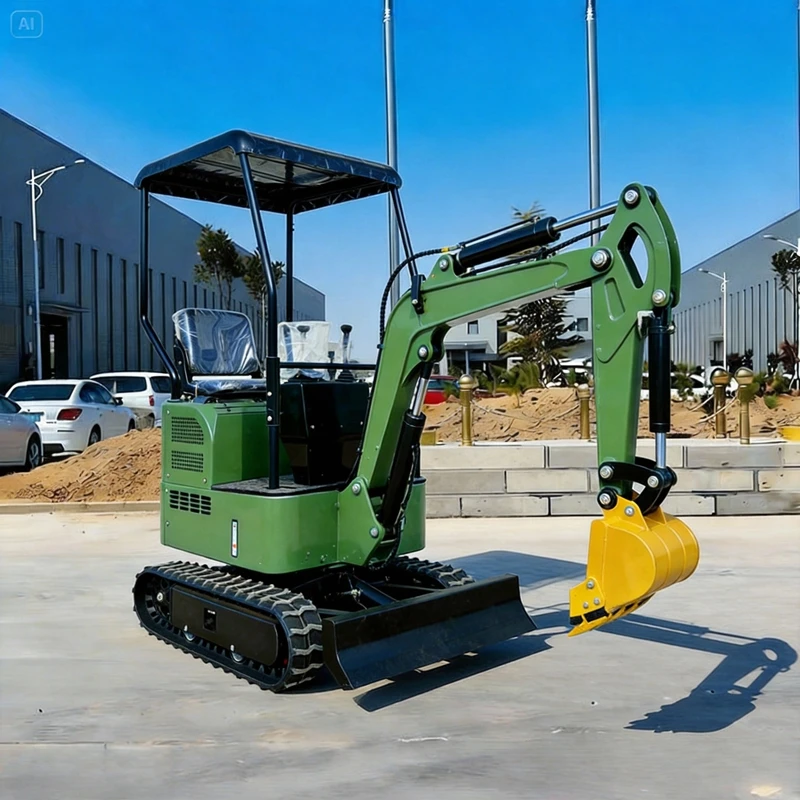 

Customized RC Mini Digger 1.0Ton Diesel Hydraulic Excavator Europe Chantier Mini Pelle Hydraulique Construction