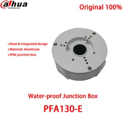 Dahua Original PFA130-E Water-proof Junction Box Neat & Aluminum IP66 junction box Camera bracket Support HFW2xxx HFW3XXX