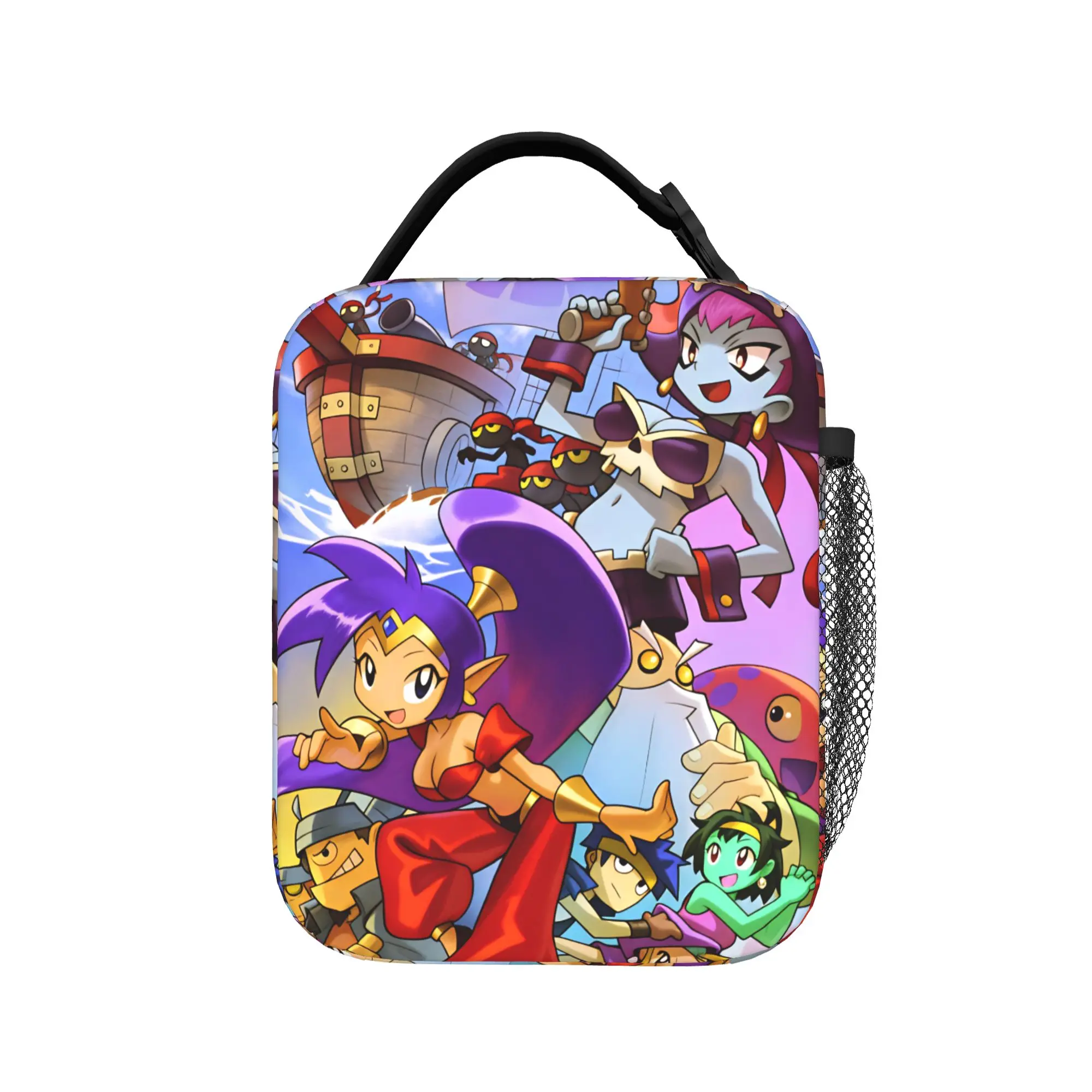 Shantae Half Genies  Lunch Bag  Portable Insulated Lunch Box Women Travel Print Cooler Bag Fun Waterproof Thermal Lunch Bags