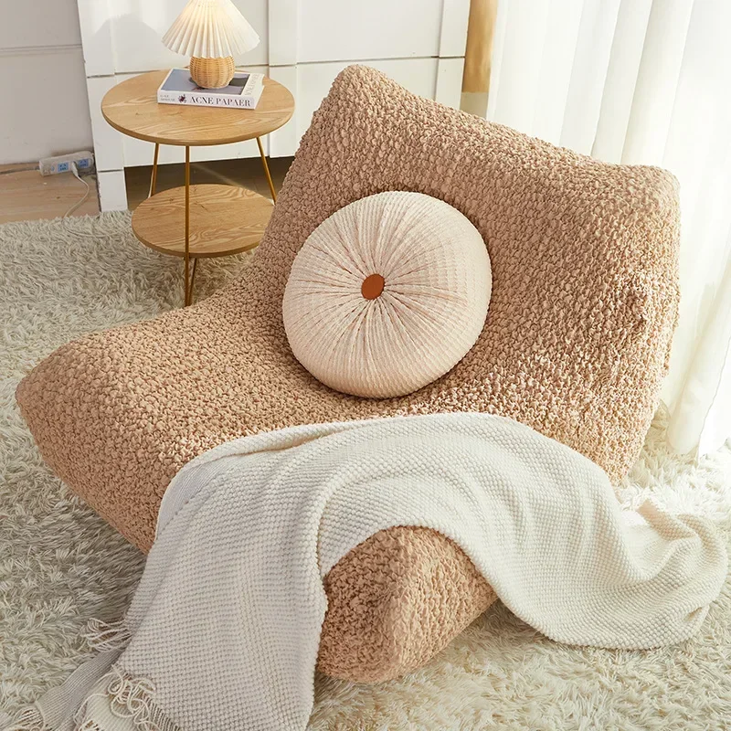 Multi Color Elastic Full Coverage Sofa Cover Modern Single Person Sofa Cover Anti Slip Dustproof Embossed lazy Sofa Cover