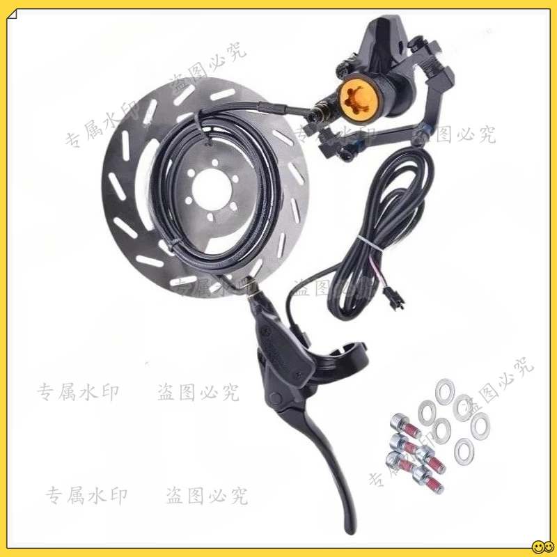 

Усовершенствованный универсальный горизонтальный гидравлический дисковый тормоз с двойным поршнем и масляным баком для горизонтально складывающихся электровелосипедов