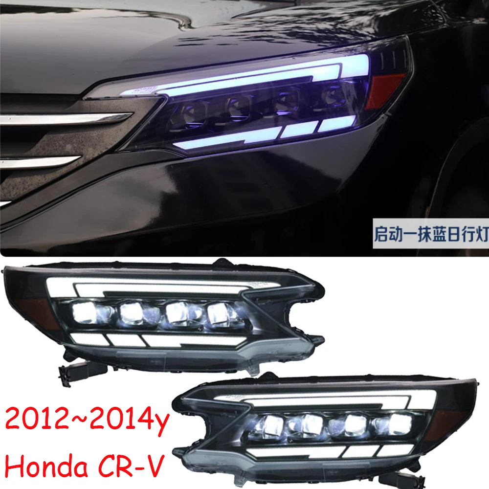 car bumper CR V headlight for Honda CRV CR-V daytime light 2012~2014y DRL car accessories LED headlamp CR-V CRV fog light