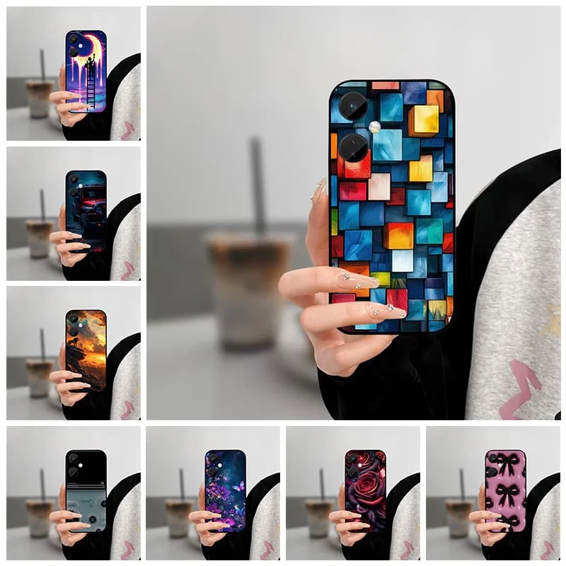Funda de teléfono para Oneplus Nord N30 5G, funda de silicona suave y fresca para Oneplus Nord N30 N 30, carcasa protectora a la moda
