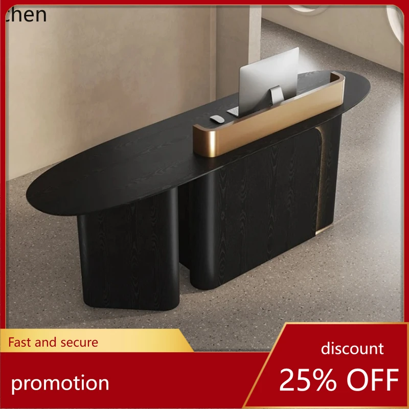 HXL Beauty Salon Reception Desk Company Front Desk Cashier Counter Bar Counter