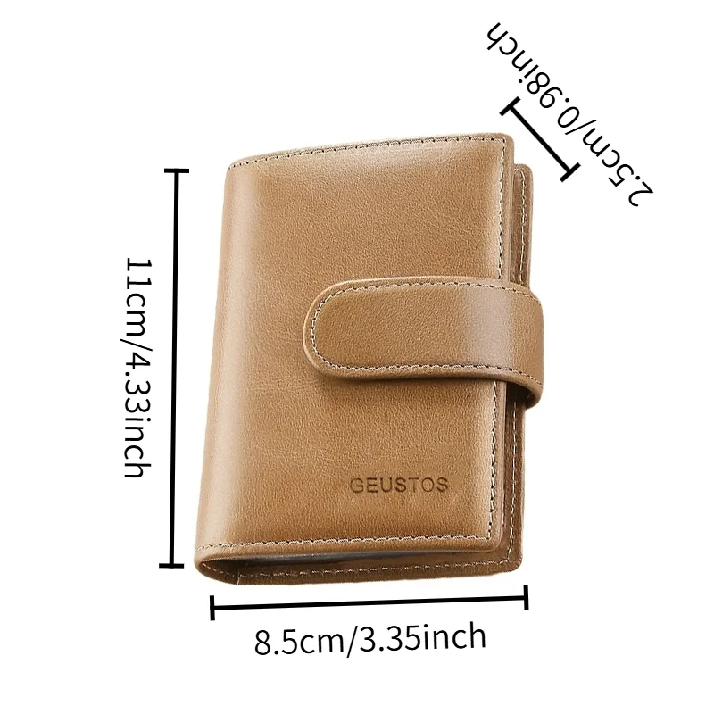 Men Multi-slot ID Holder, Large Capacity Compact Transparent Card Pouch for Driver License