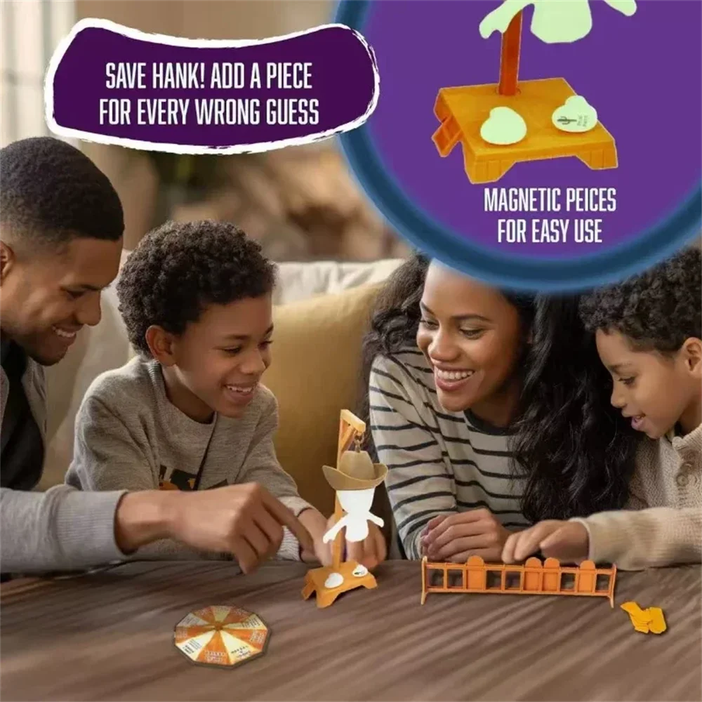 Hangman المغناطيسي Brettspiel Rätsel Zeichen Brillanz olmayan dunkle Zeichen vor der Weisheiteben التفاعلية Hank Spiele