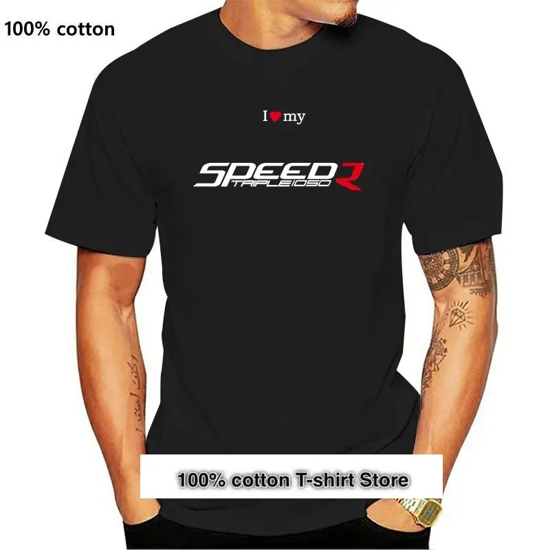 Camiseta personalizada Speed Triple 1050 R 2024 S M L Xl Xxl Menharajuku, ropa de calle para hombre