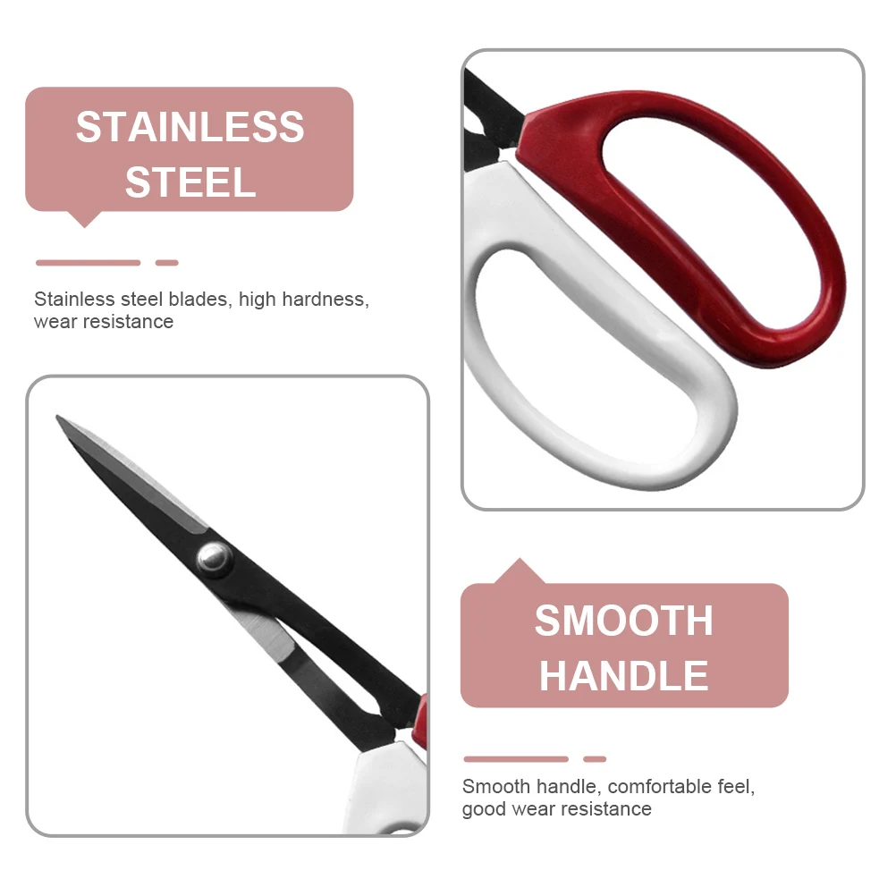 Non-Slip Handle Pruning Shear Labor-Saving Gardening Scissor Ergonomic Durable Flower Trimmer For Garden Planting Tool
