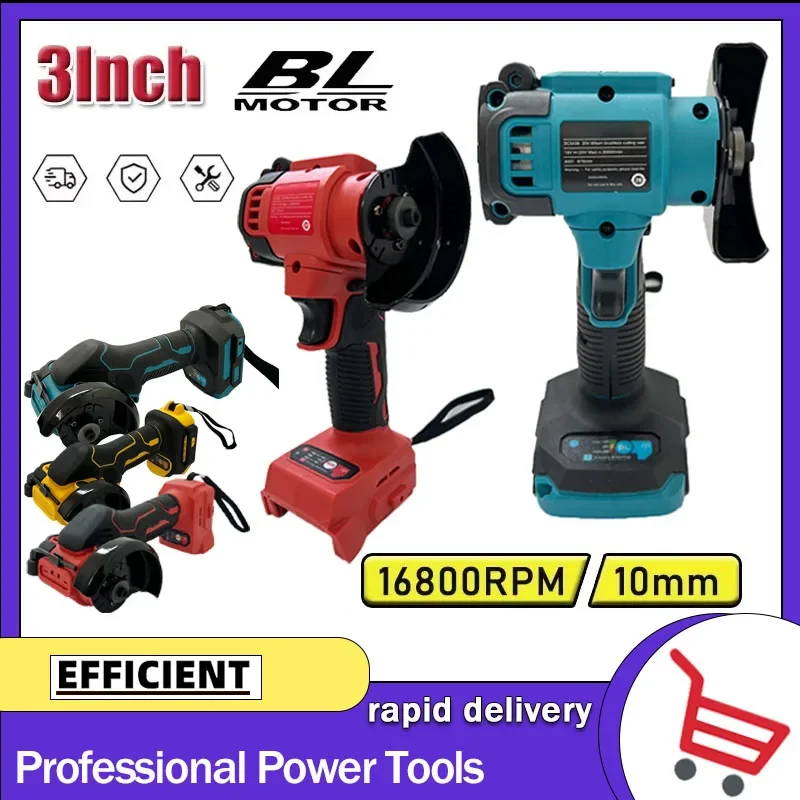 Fit Milwaukee  Cordless 3 Inch Angle Grinder Polishing Machine Cutting Grinding Cut Off Power Tools For Dewalt/Makita