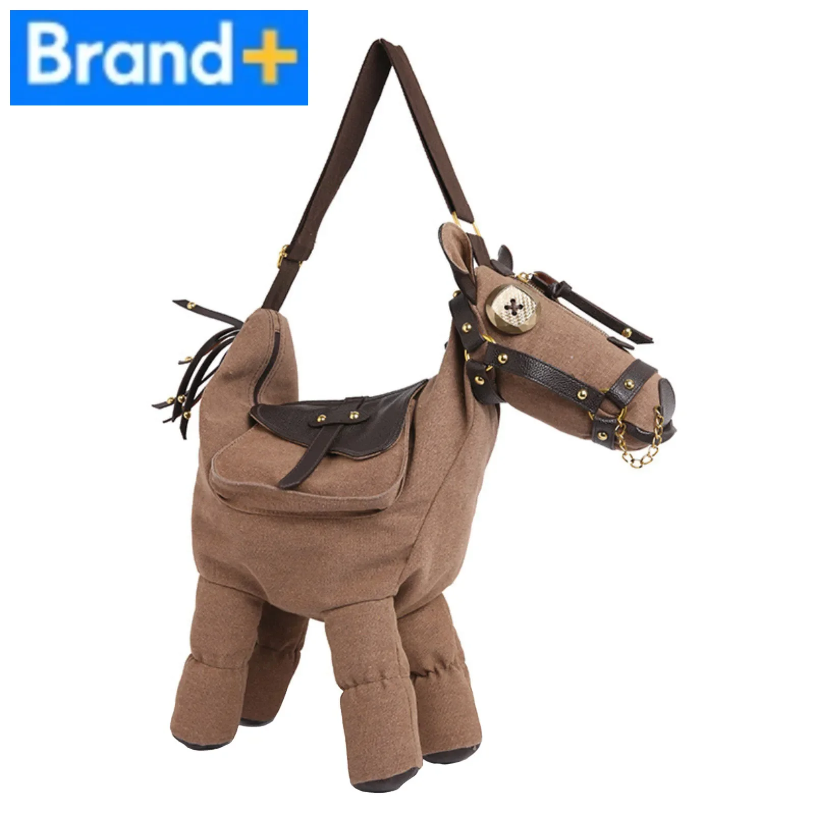 

Женский рюкзак большой вместимости с принтом осла — стильная дорожная сумка с мультяшным рисунком и рукавом для ноутбука, веселая и просторная сумка для переноски