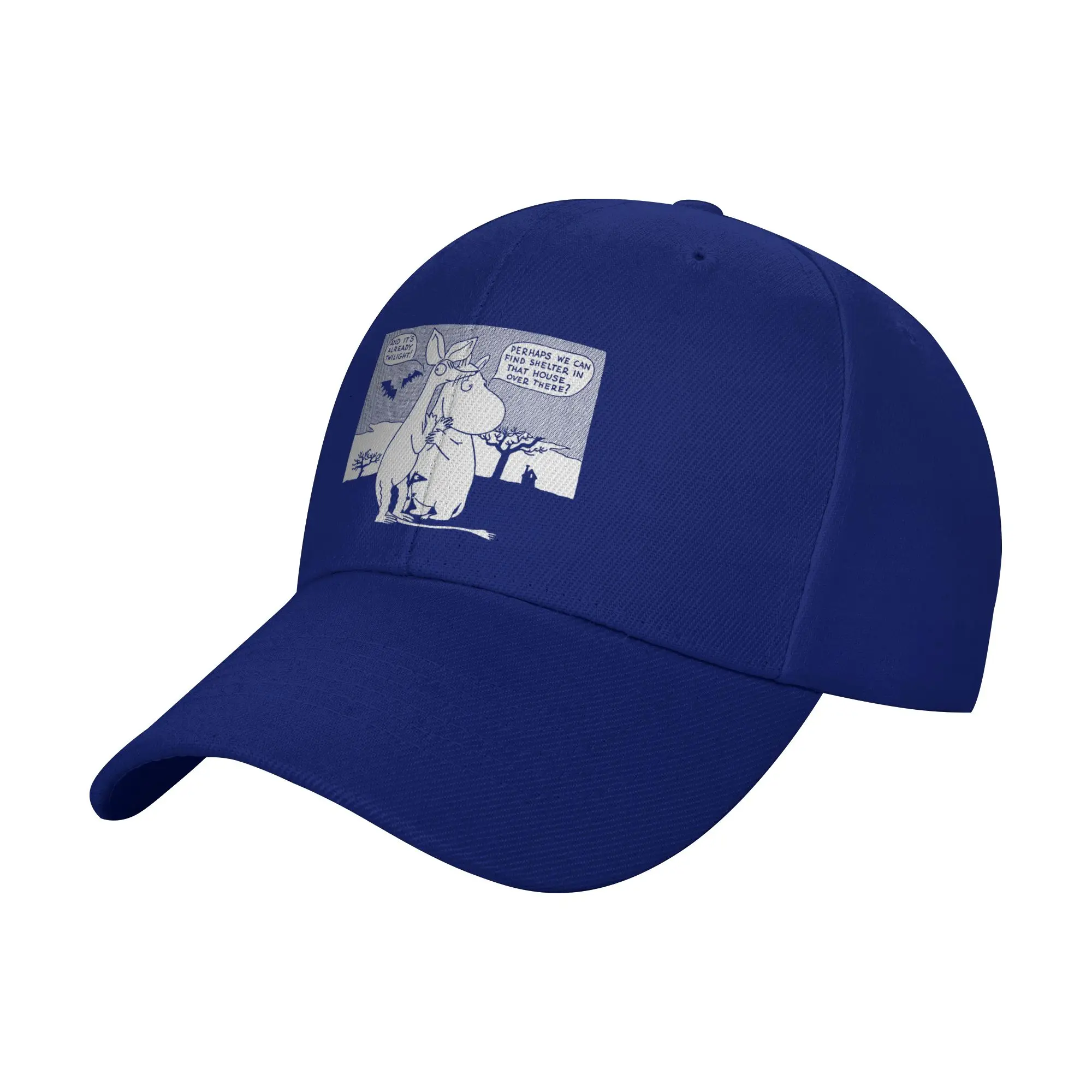 Adult Moomings Moomintroll & Sniff Spooky Comic Strip Hats Retro Baseball Cap Snapback Caps Dad Hat Sun Hat Golf Hats Summer