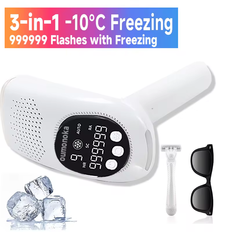 Oumonoka 999999 Flashes IPL Laser Epilator