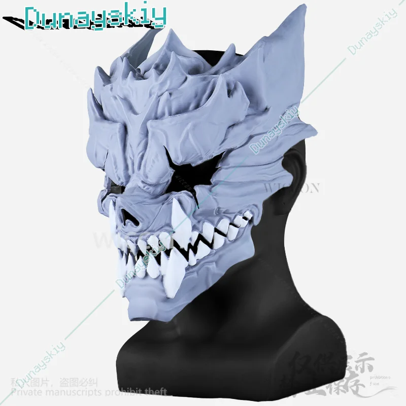 Anime Kaiju8 Cosplay Kafka Hibino Prop 3D Printed Skull Monster Mask Polylactic Acid Accessories Halloween Christmas Customized