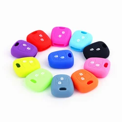 Silicone Key Car Case Protector Remote Key Cover For Peugeot 107 206 207 307 For Citroen C1 C2 C3 C4 Picasso For Toyota Aygo