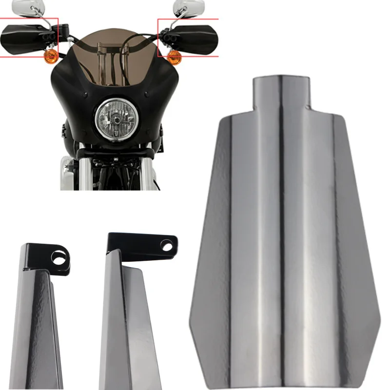 Motorcycle Hand Guard Refitted Accessories Short Type Hand Guards Windproof Metal Fall Guard Motorcycles Universally Equipment