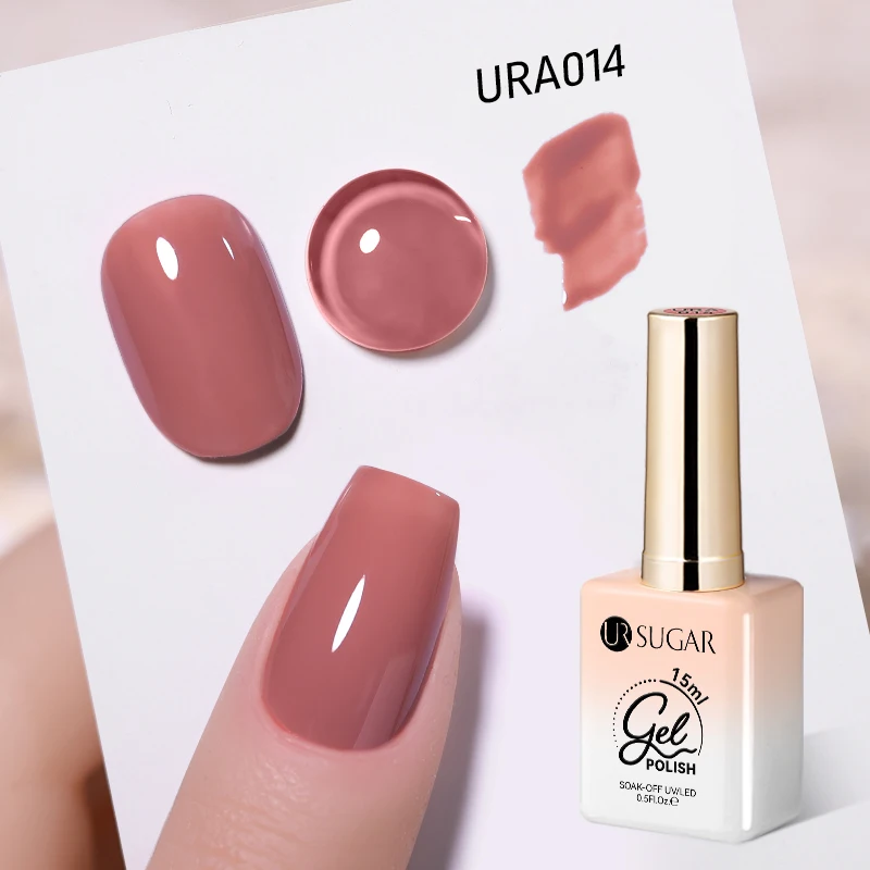 UR SUGAR 15 ml Champagner Gold Splitter Reflektierende Glitter Gel Nagellack Lack Semi Permanent Soak Off UV Gel Für Maniküre kunst