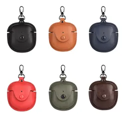 1pc Leather Earphone Cases for BOSE QuietComfort Earbuds 2 with Keychain Protective Cover Headphone Accessorie Protective Box