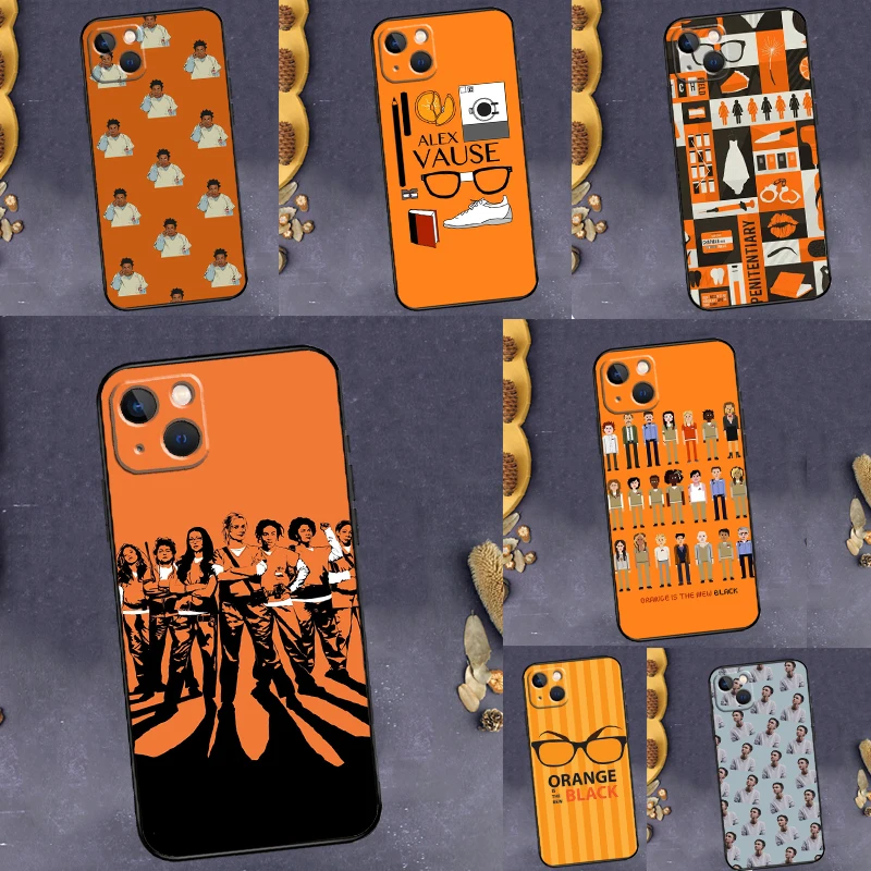 Orange Is The New Black Back Case For Samsung Galaxy S25 S24 S22 S23 Ultra Plus S20 S21 FE S9 S10 S25 FE Soft Cover