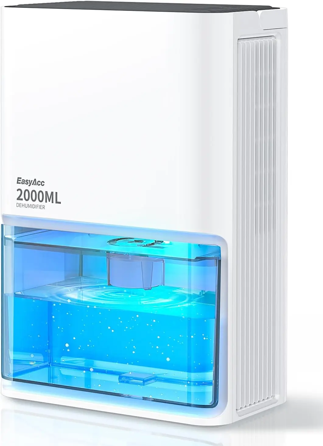 

Маленький осушитель воздуха для ванной комнаты, 68 унций, 500 кв. футов, бесшумный, с автоматической разморозкой и отключением, мини-увлажнитель для спальни, дома, автофургона, комнаты, 7 цветов подсветки