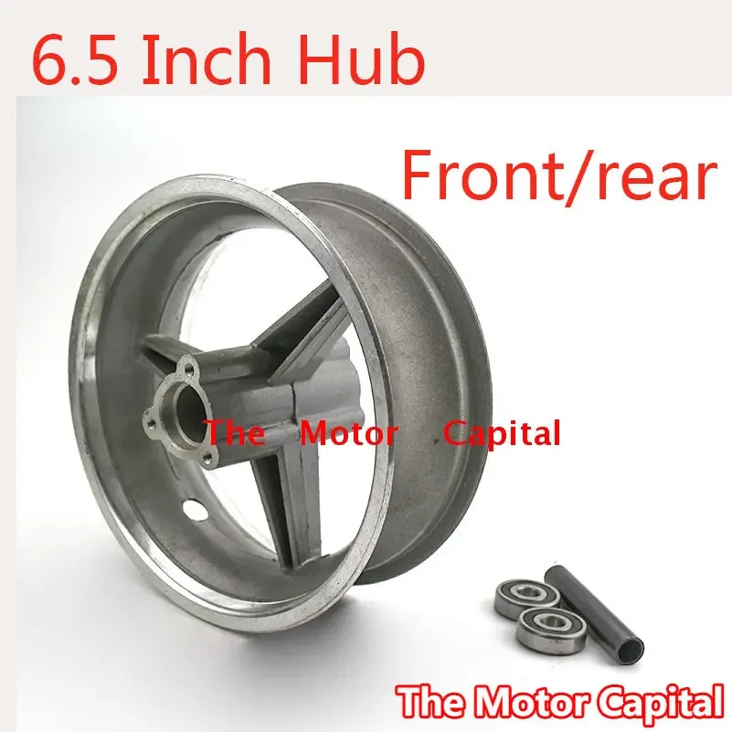 6.5 Inch Hub Front/rear 90/65-6.5 Vacuum Tire Aluminum Alloy Wheel  for Electric Scooter Balance Car 70/65-6.5  Rim