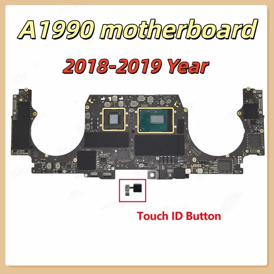 Original A1990 motherboard 820-01041-a 820-01814-a for macbook pro 15