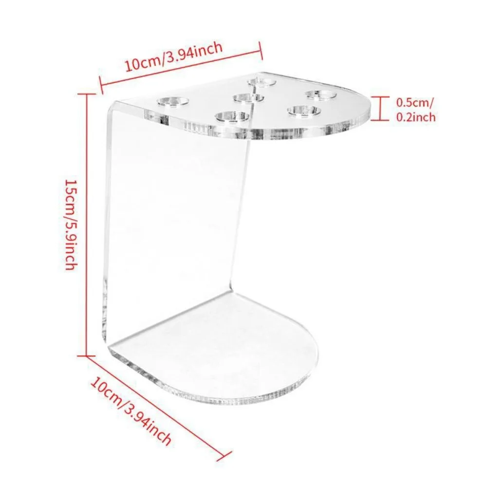 Acrylic Scissors Display Holder 5/615 Grids Transparent Acrylic Racks Storage Durable Construction Clear Display