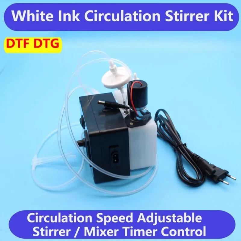 DTF White Ink Tank Adjustable Circulation System Sitrrer Timer Controlled For Epson L1800 L800 L805 L18050 i3200 XP600 DTG Ink