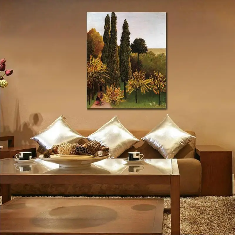 

Artwork for Home Walking in The Parc Des Buttes Chaumont Henri Rousseau Paintings Hand Painted High Quality