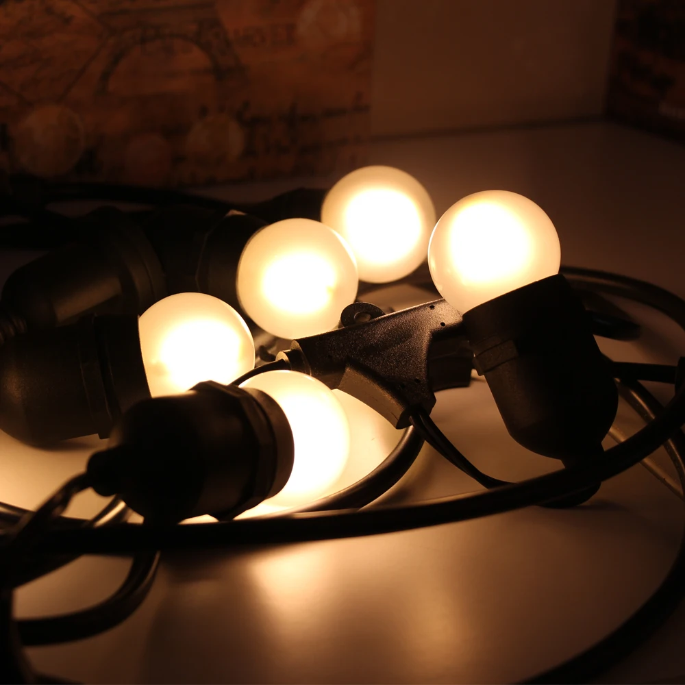 Milky White G45 Led Bulb 220V E27 1W 2W 3W Night Light Plastic Shatterproof Pendant Chandelier Outdoor Garland Decoration Lights