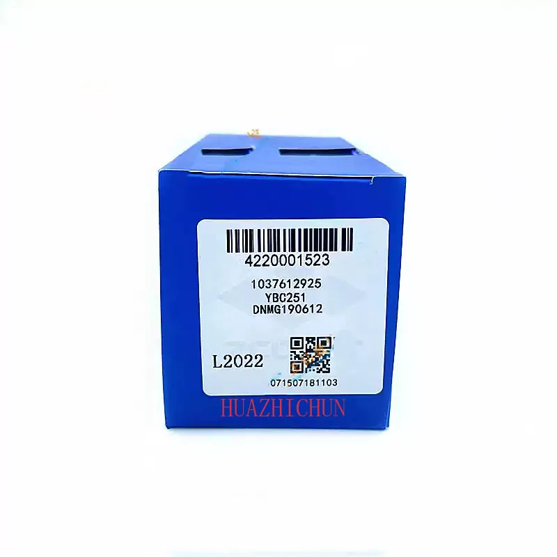 

HUAZHICHUN 10 шт. вставка с ЧПУ YBC251 DNMG190612 через слот 12 угол