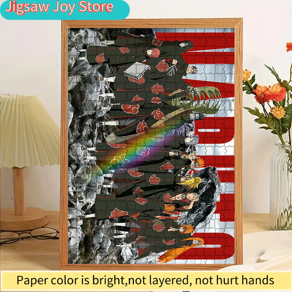 

Anime Akatsuki Organization Full Members Group Photo Scene Paper Puzzle, Premium Thick Paper Material, Vivid HD Printing, Educat