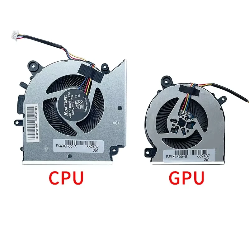 New Laptop Cpu Gpu Cooling Fan For MSI GL66 GF76 GL76 GF66 MS-1583 MS-1581 N477 N459 N460 image 4