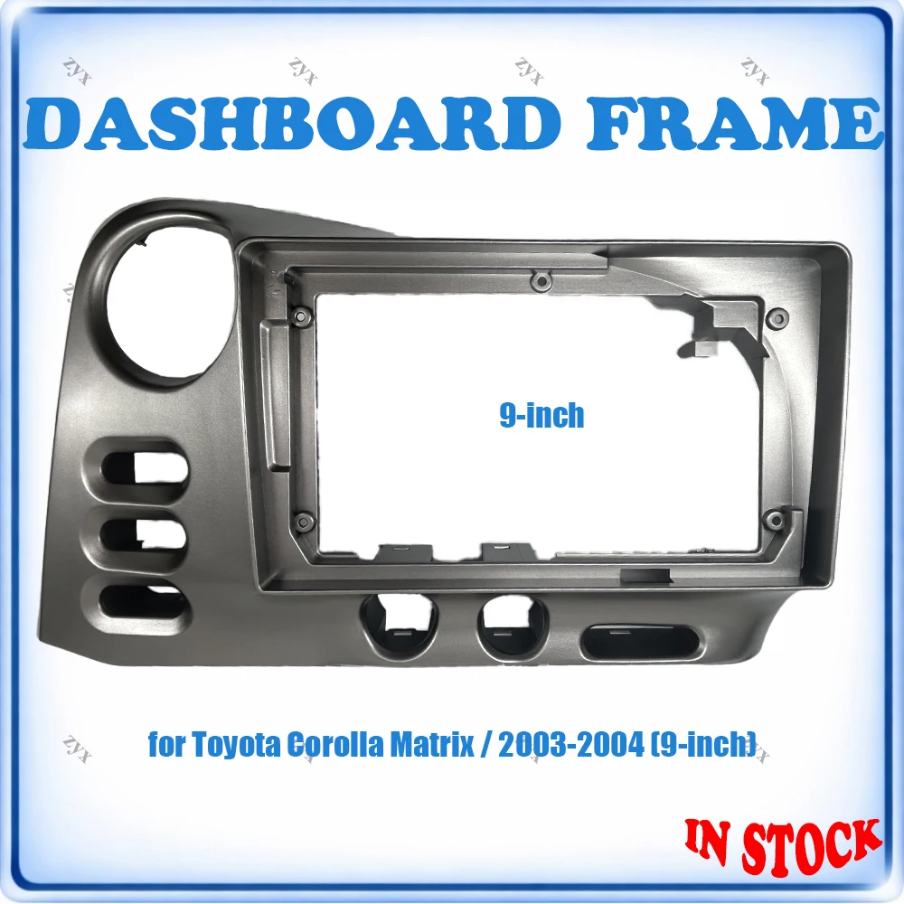 

Car Radio Fascia Frame For Toyota Corolla Matrix 2003-2004 9 inch Wiring Harness Power Cable Car Accessories Plug & Play