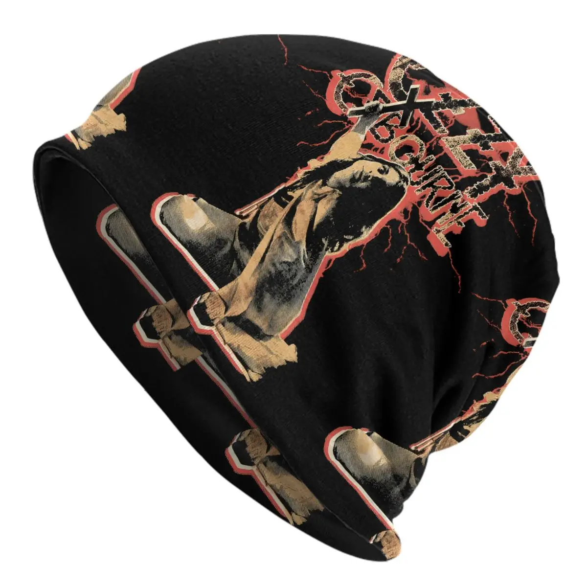 Custom O-Ozzyes Leads Punk Music Evolution Bonnet Hat Knitting Hat Fashion Unisex Brand Winter Warm Beanies Cap